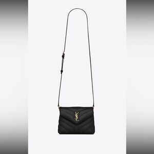 SOLD Yves Saint Laurent Toy Lou Lou Black Gold Hardware